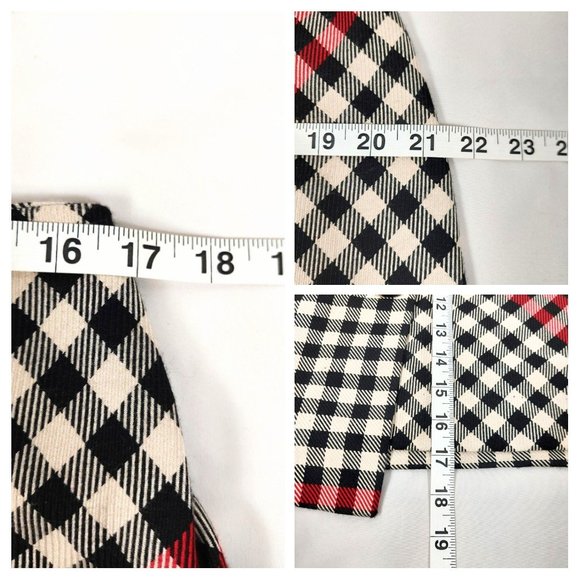 Who What Wear Multicolor Gingham/Checkered Skirt - Picture 12 of 12